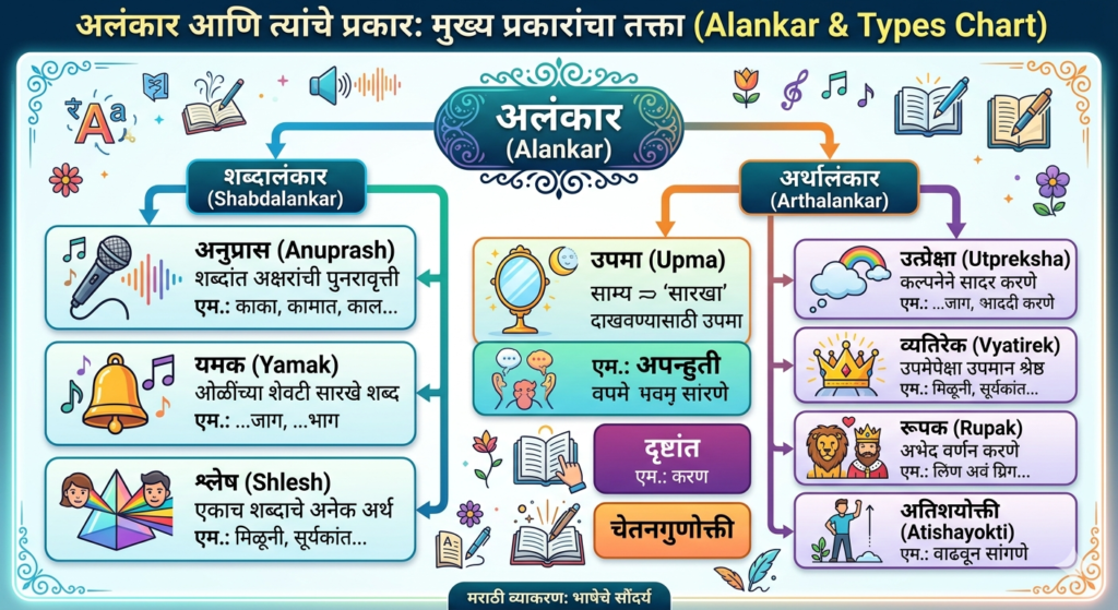 अलंकार types chart